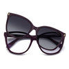 VIOLET / 55-17-140 / GREY SHADED POLARIZED