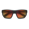 MATTE BLACK ORANGE / 60-15-135 / RED MULTILAYER POLARIZED
